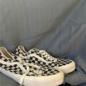 Vans Black and White Checkered Sneakers
